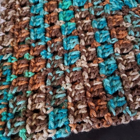Crochet In the Reef Baby Blanket/New - Picture 2 of 5